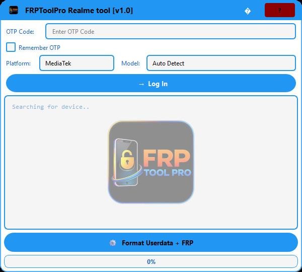 FRP Tool Pro Realme TOOL {OTP}