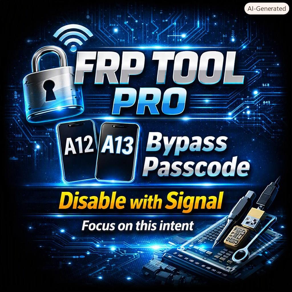 FRP TOOL PRO |  Bypass passcode/Disable iPhone XR, XS, XSMax iOS 18.x with signal)